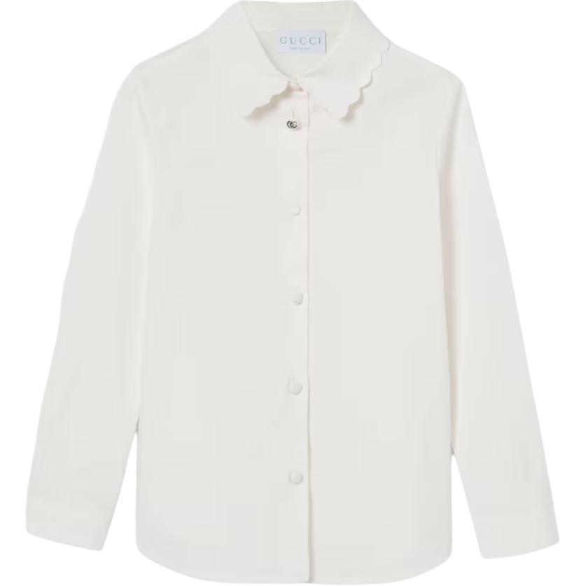 

Детские повседневные рубашки средней ценовой категории Gucci, белый