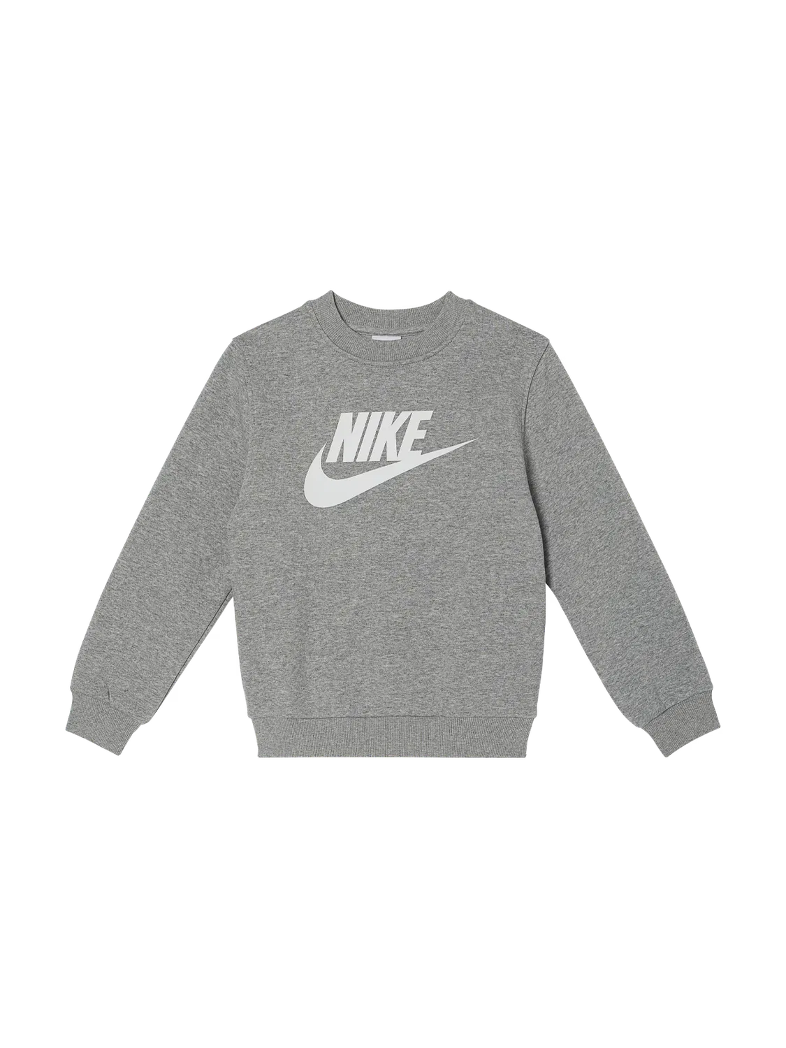 Детский свитшот с круглым вырезом Nike, серый