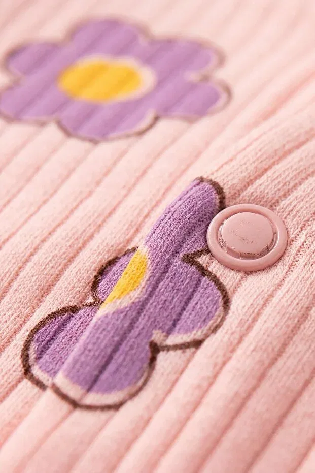 Детский комбинезон для новорожденных с принтом Zıbzıb Baby, Beige — фото 3