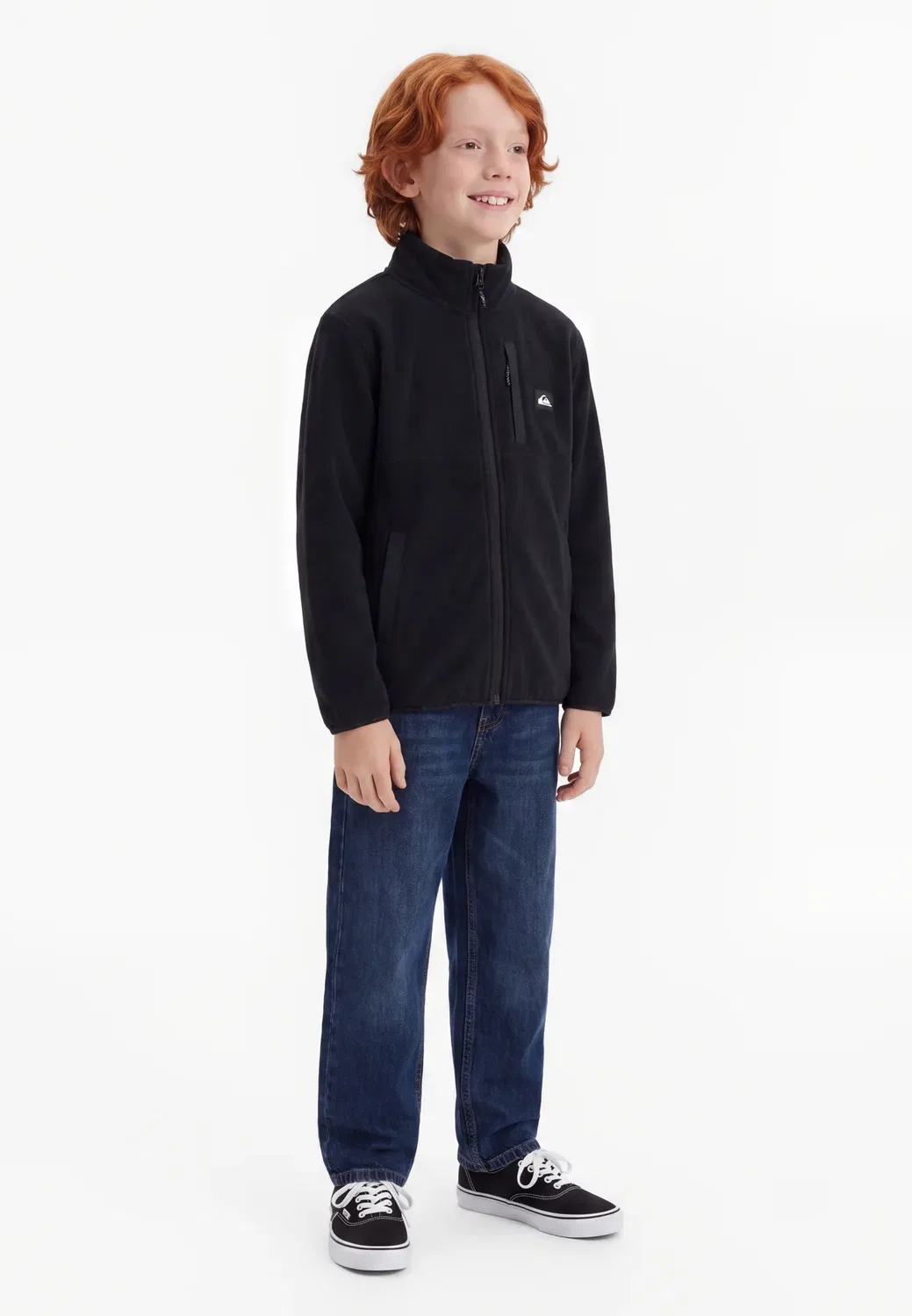 Без указания пункта назначения - толстовка на молнии Quiksilver, Black