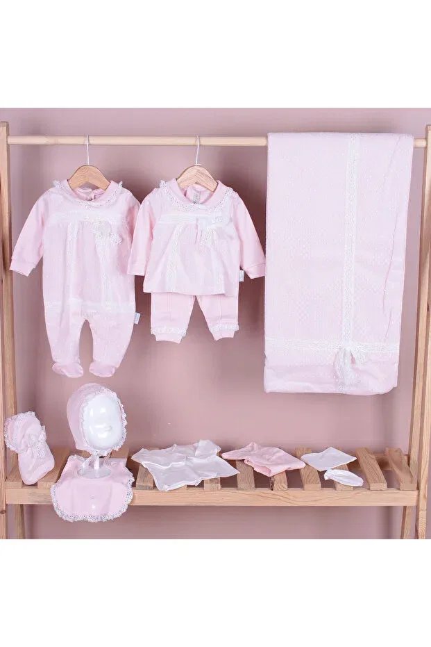 Детский комплект из тюля для новорожденных Babydola, Pink