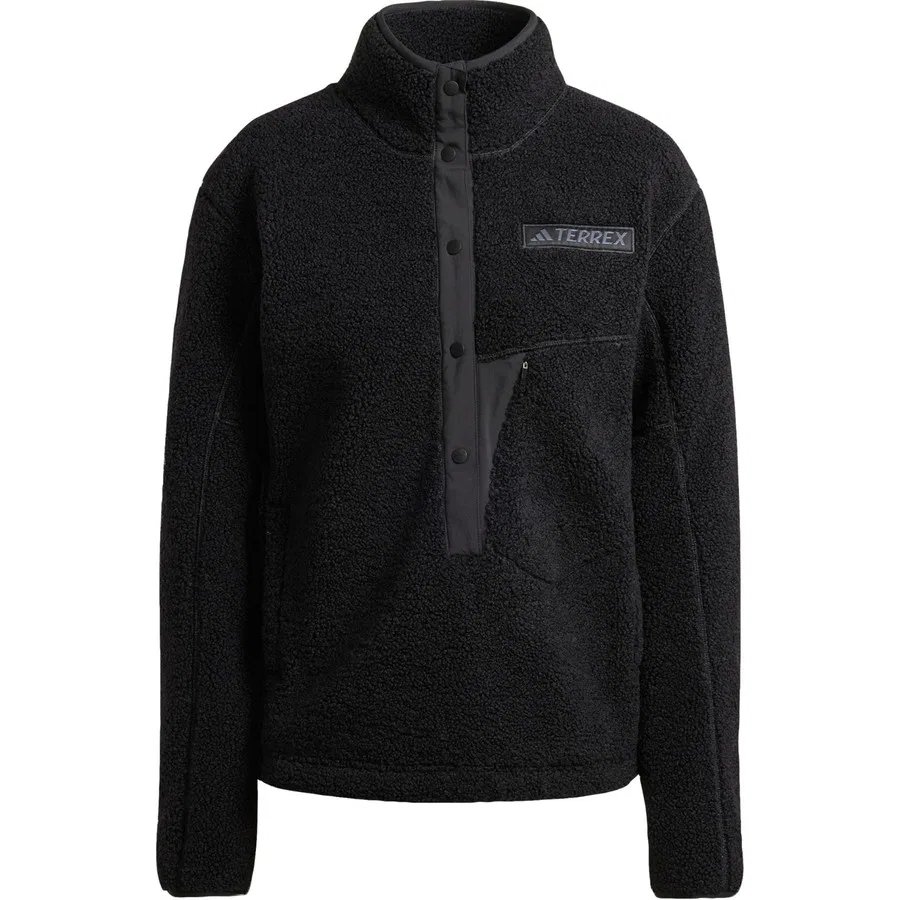 Свитшот флисовый с высоким ворсом без рукавов Terrex Xploric High Pile Fleece Pullover adidas, Фиолетовый — фото 3