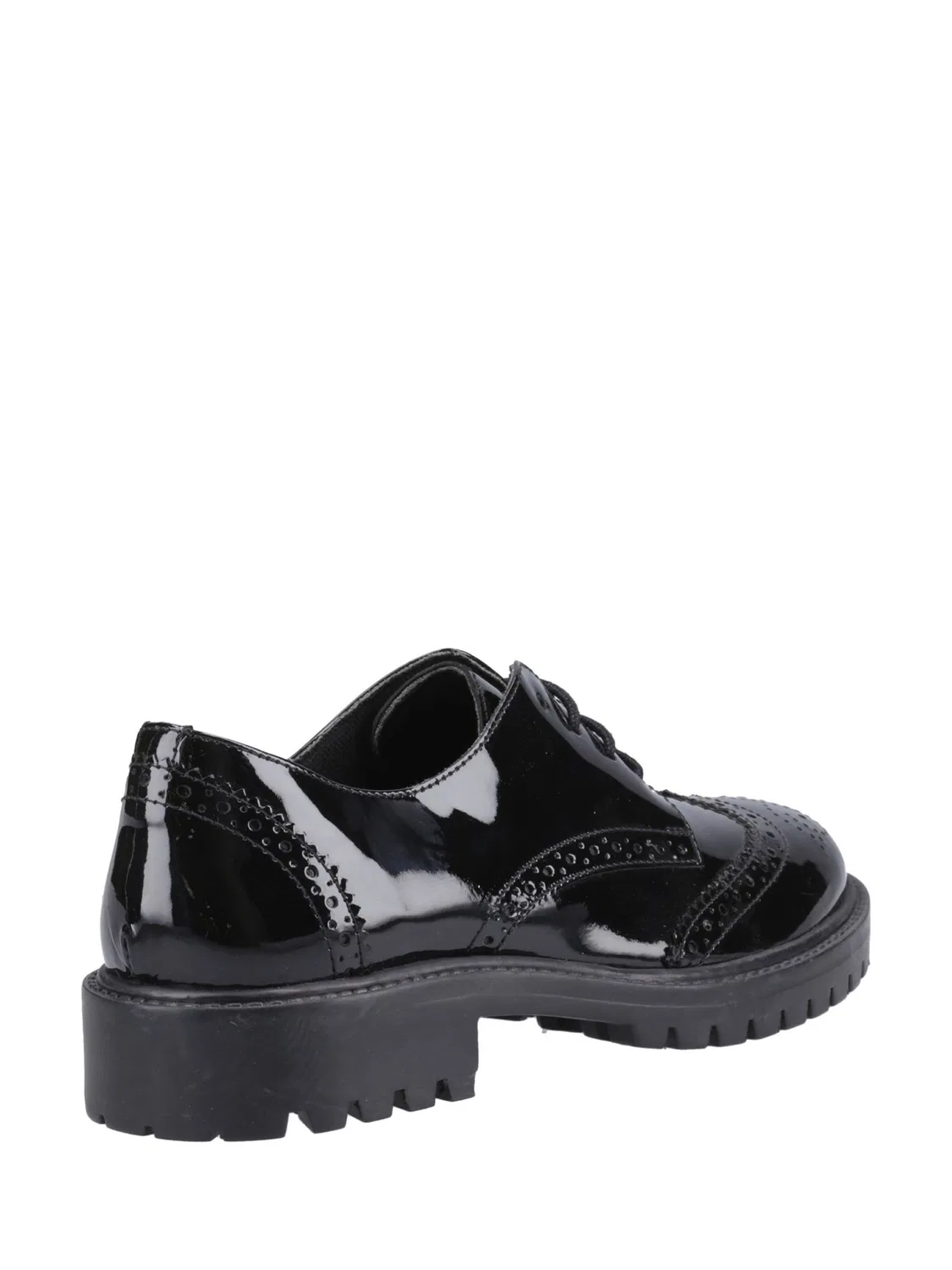 Туфли школьные Athena Patent Hush Puppies, черный — фото 2