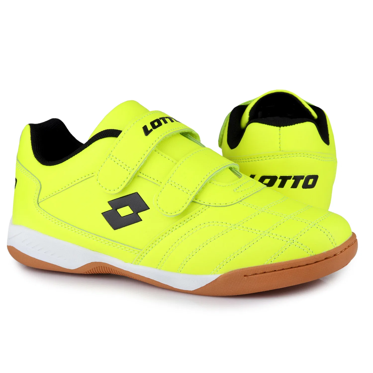 Детские легкие кроссовки PACER K Lotto, Fluoreszierendes Hellgelb / Schwarz