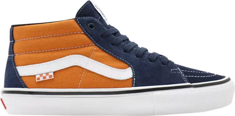 

Кеды Vans Skate Grosso Mid Navy Orange, синий
