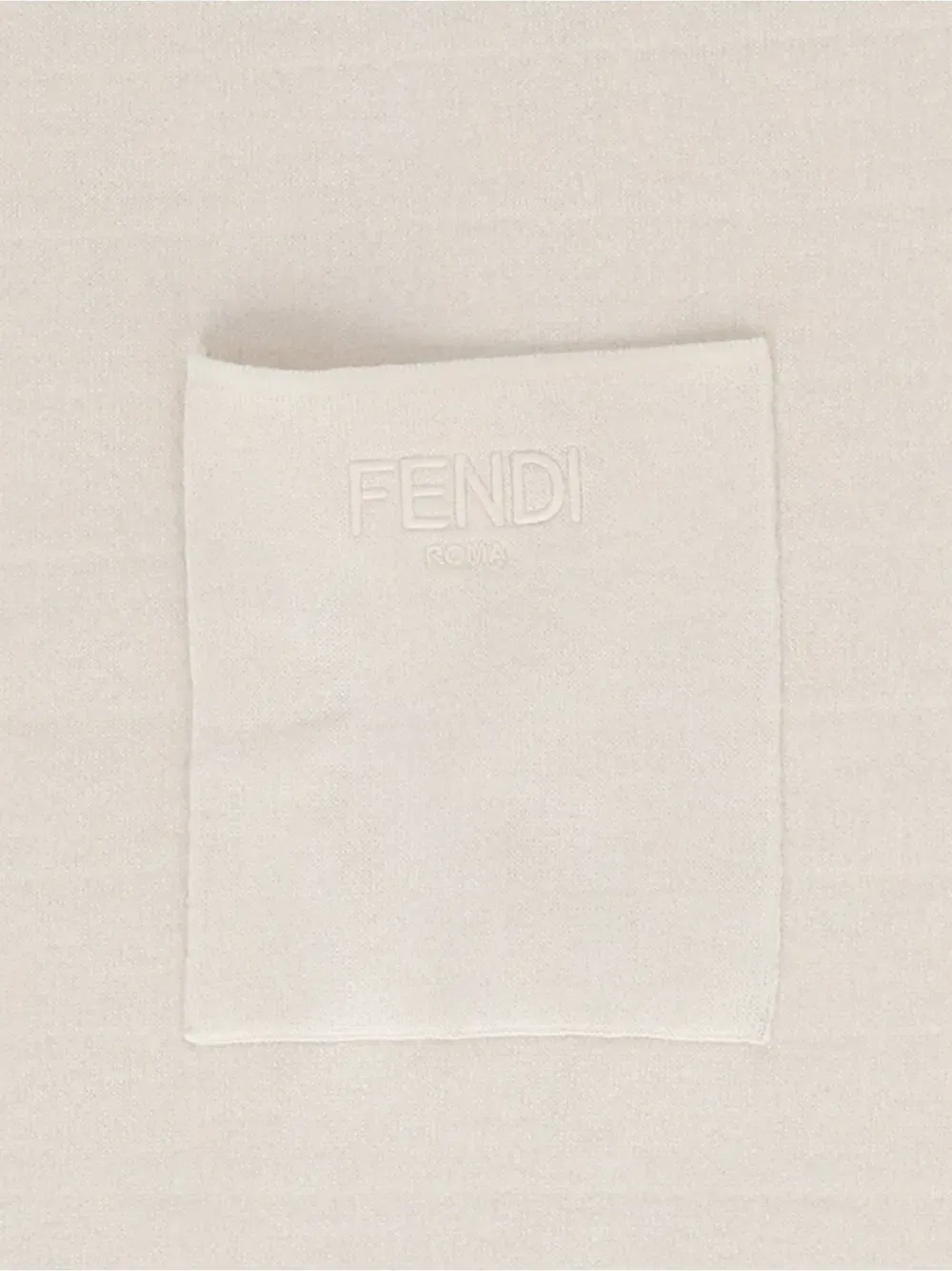 Двусторонний кейп FF Fendi Kids, бежевый — фото 2