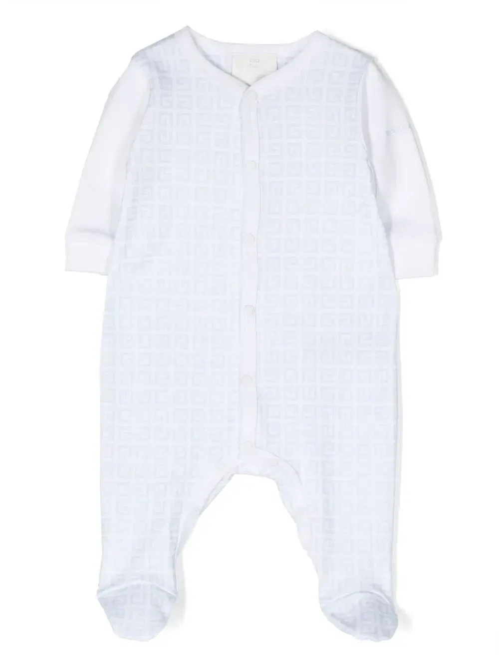Пижама с логотипом 4G и длинными рукавами Givenchy Kids, белый