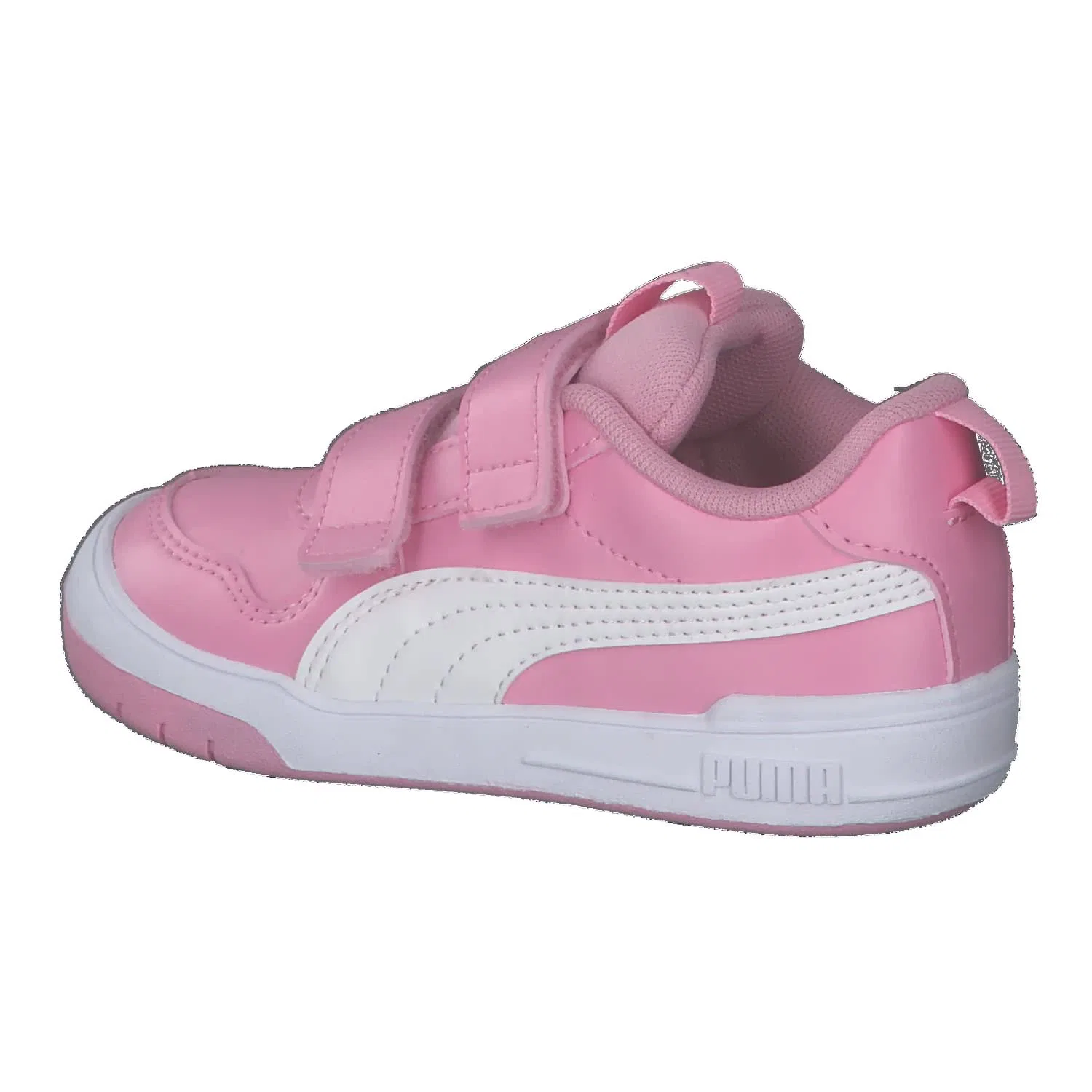 Детские кроссовки для мальчиков с липучками Multiflex Sl V Ps PUMA, Prism Pink PUMA White — фото 3