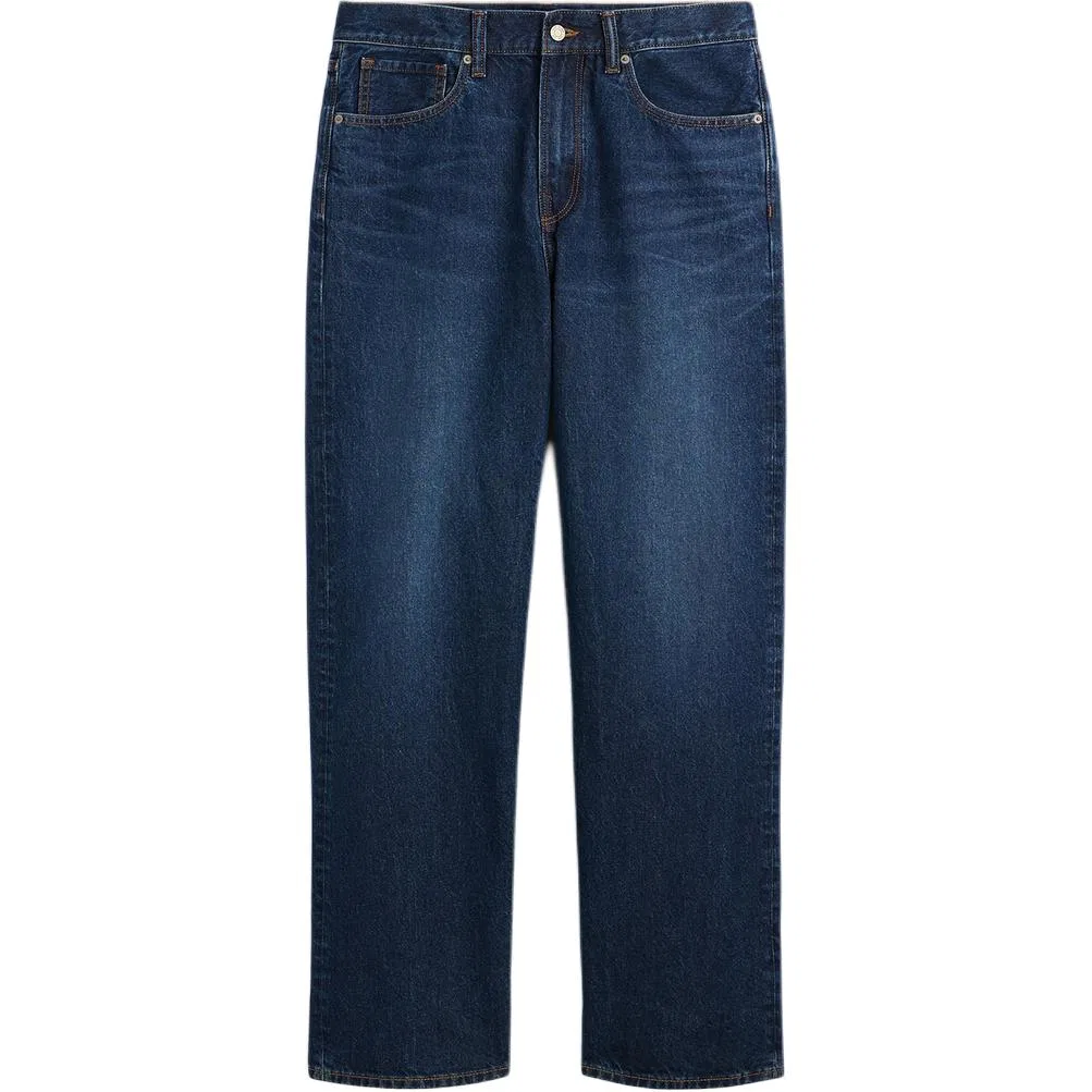 Мужские джинсы прямого кроя с потертостями GAP, Dark Color Washed