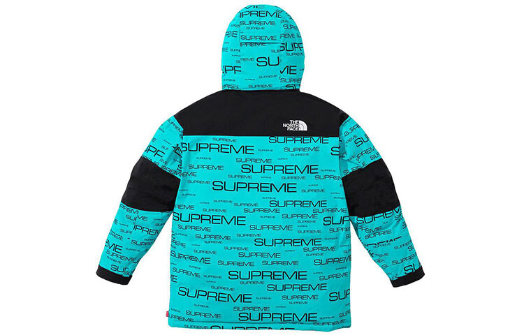 Пуховик серии North Face X Tnf Joint унисекс Supreme, белый — фото 2