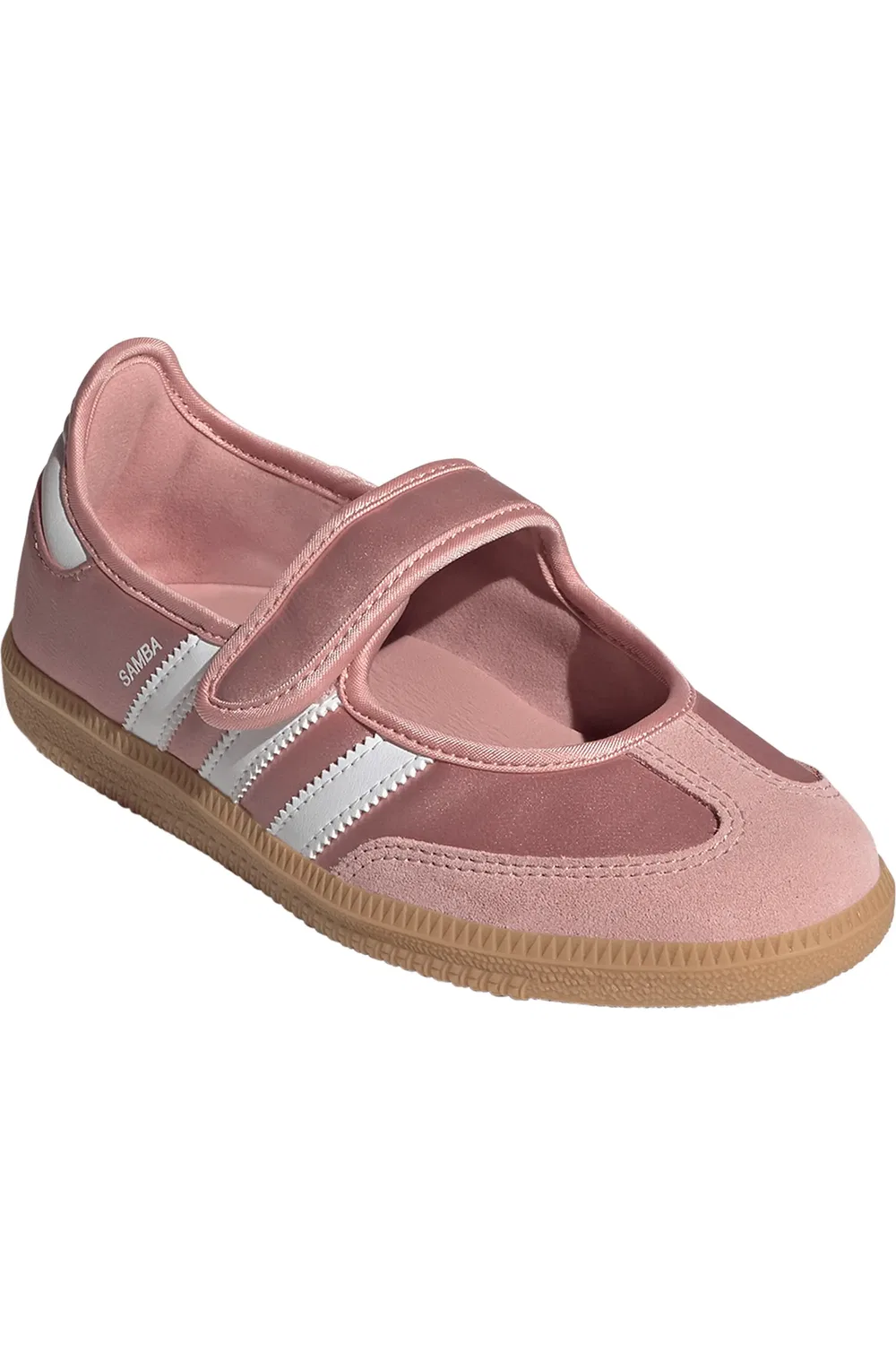 Детские кеды мари джейн Samba Jane adidas, Mauve/White/Gum