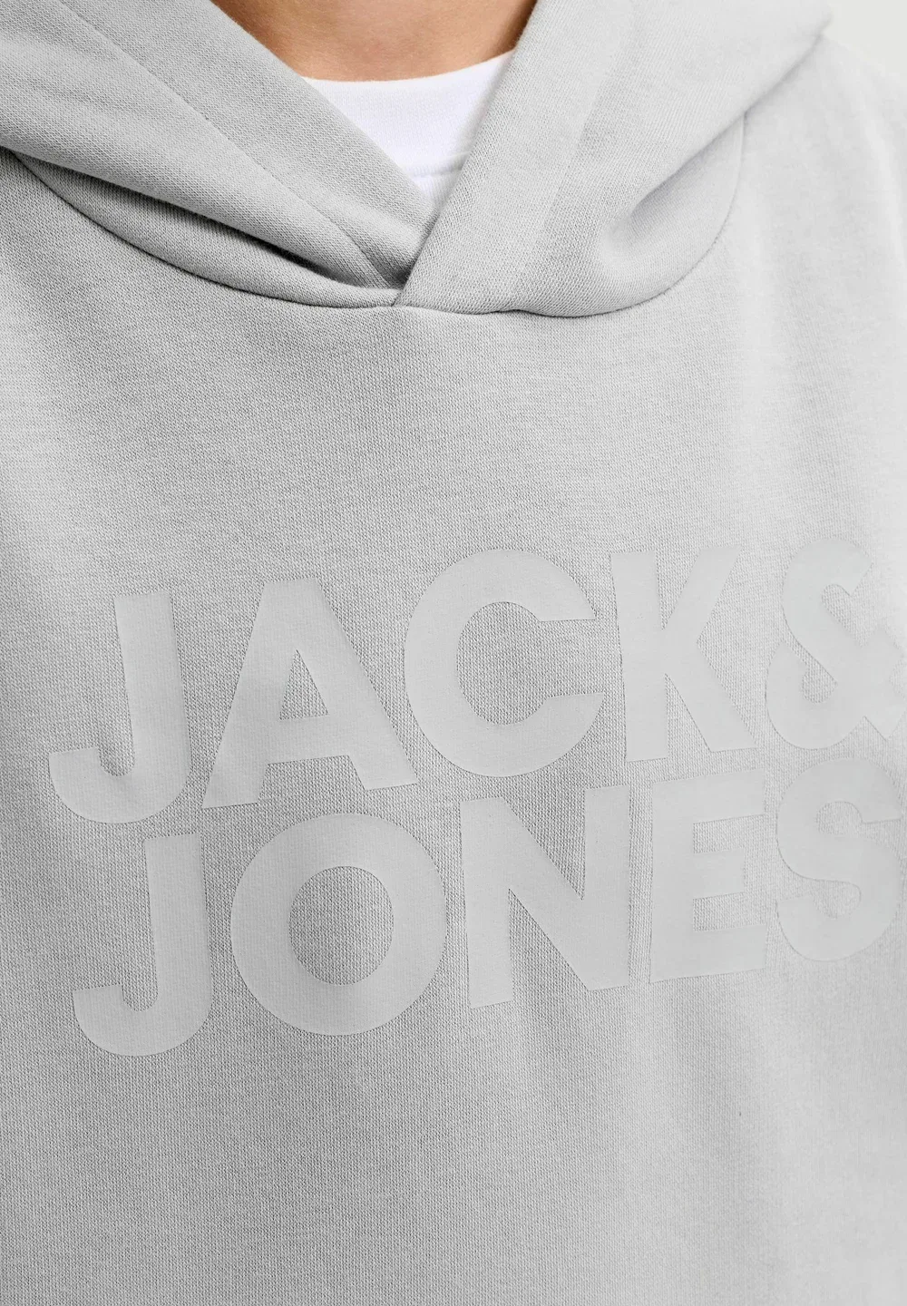 Толстовка с логотипом Jjecorp noos jnr - худи Jack & Jones Junior, Ultimate Grey — фото 4