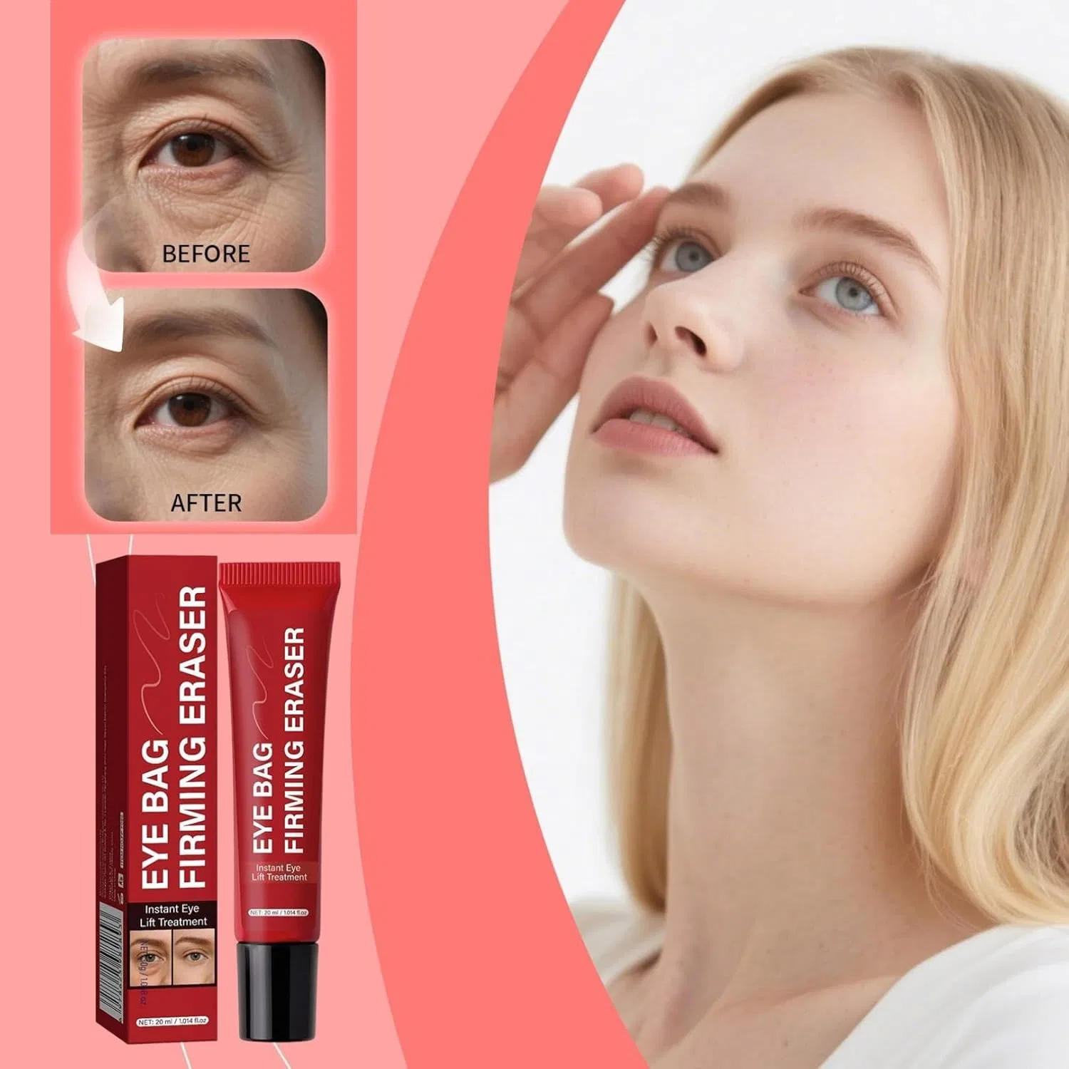 Анти Tränensack Sofort Lifting Eye Bag Instant Eraser, 2 шт, 20 мл Generic — фото 2