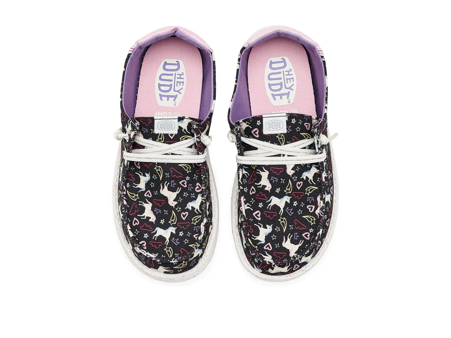 Кроссовки Wendy Print Hey Dude Kids, Black/Multi — фото 3