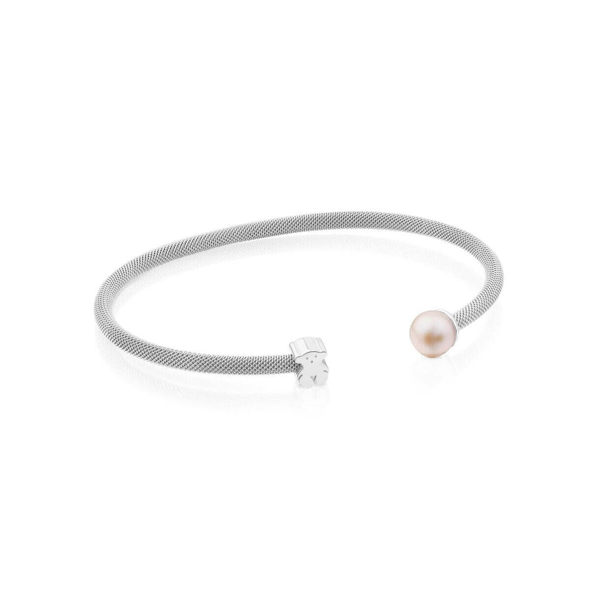 

Браслет Tous Mesh With 0,7cm Pearl, серебро