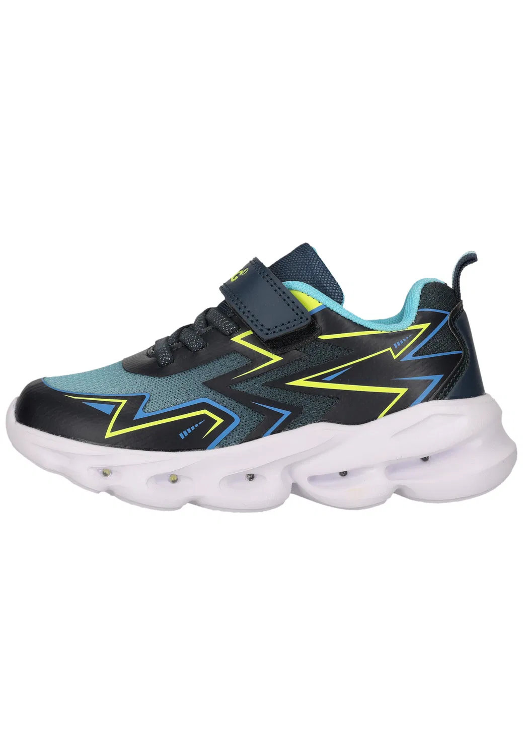 Детские кроссовки со световыми эффектами Ignis Zigzag, Jeansblau Mitternachtsindigo