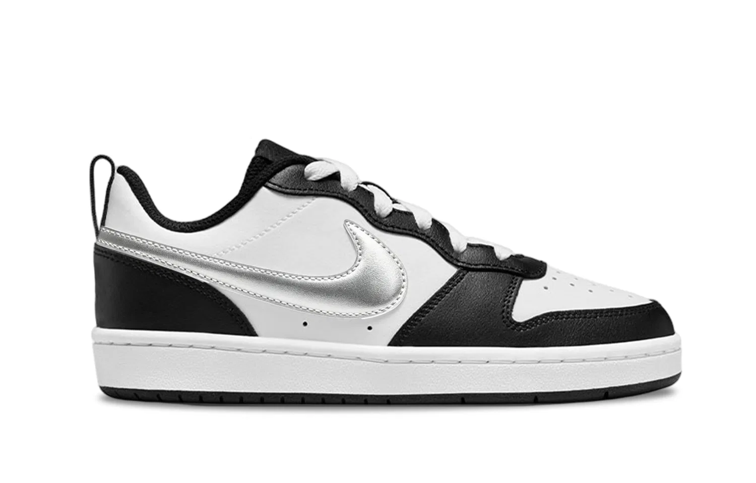 Детские кеды для скейтбординга с принтом панды Nike Court Borough Stellar Orbit Panda, Черный — фото 3