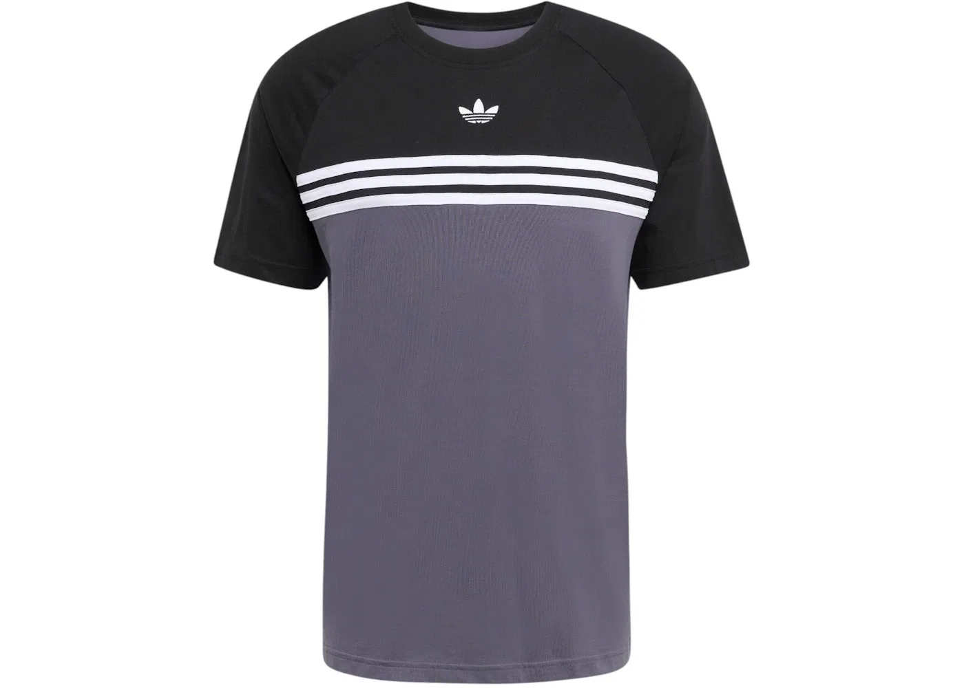 Мужская футболка с принтом Chest Stripes Tee Adidas, Aurora Onix/Black