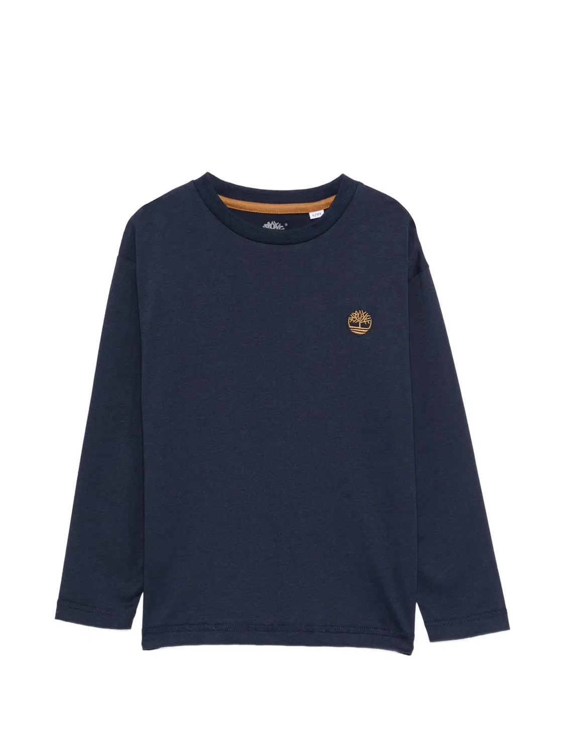 Футболка с вышитым логотипом Timberland Kids, синий