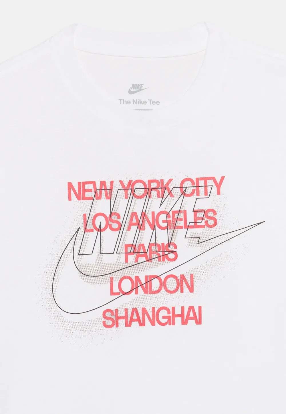 Футболка унисекс Tee Futura Remix с принтом Nike Sportswear, White — фото 3