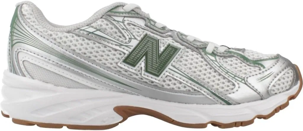 Детские кроссовки для девочек New Balance 740 Bungee GS, Grey/Green-White — фото 4