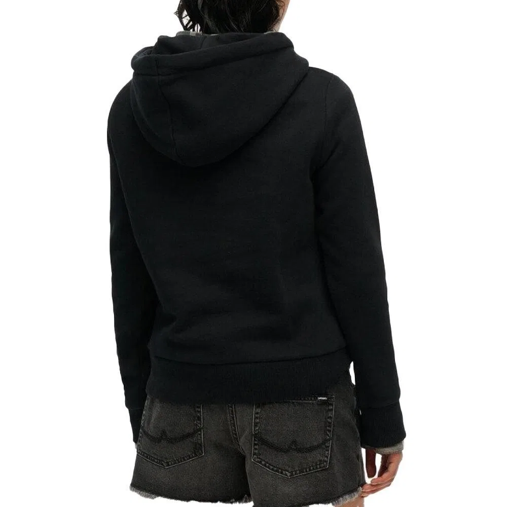 Женский свитшот с капюшоном Super Athletics Superdry, Schwarz — фото 3