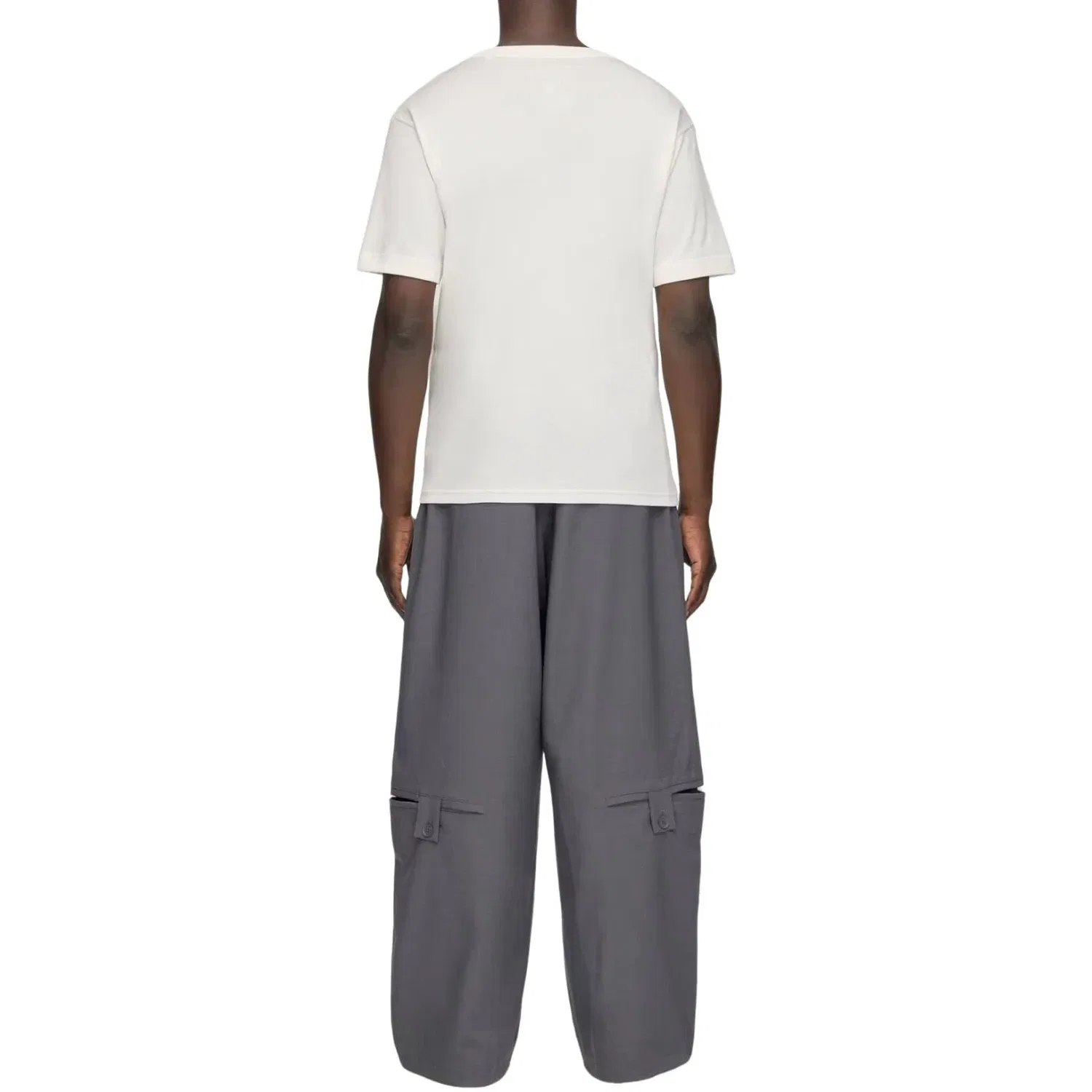Мужская футболка с принтом Adidas x Y-3 Slim T-Shirt, белый — фото 4