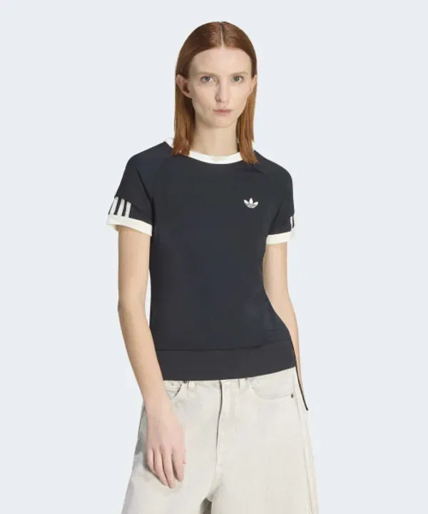 Футболка с двойным слоем Adidas, черный