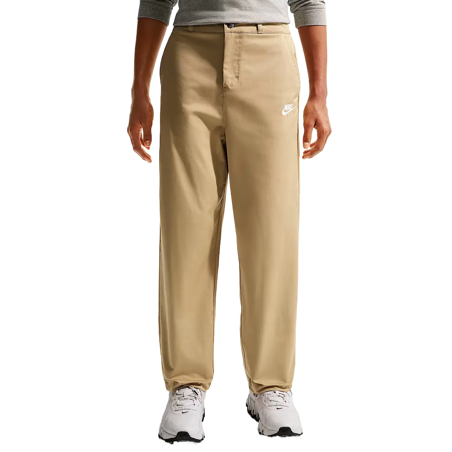Детские спортивные штаны с утеплением Parachute Beige/White Nike