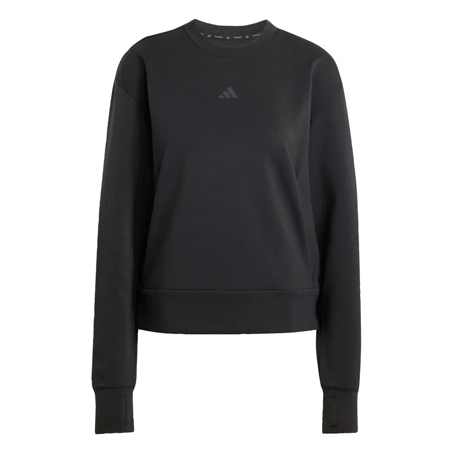 Спортивная толстовка ADIDAS PERFORMANCE 'D4T' черного цвета
