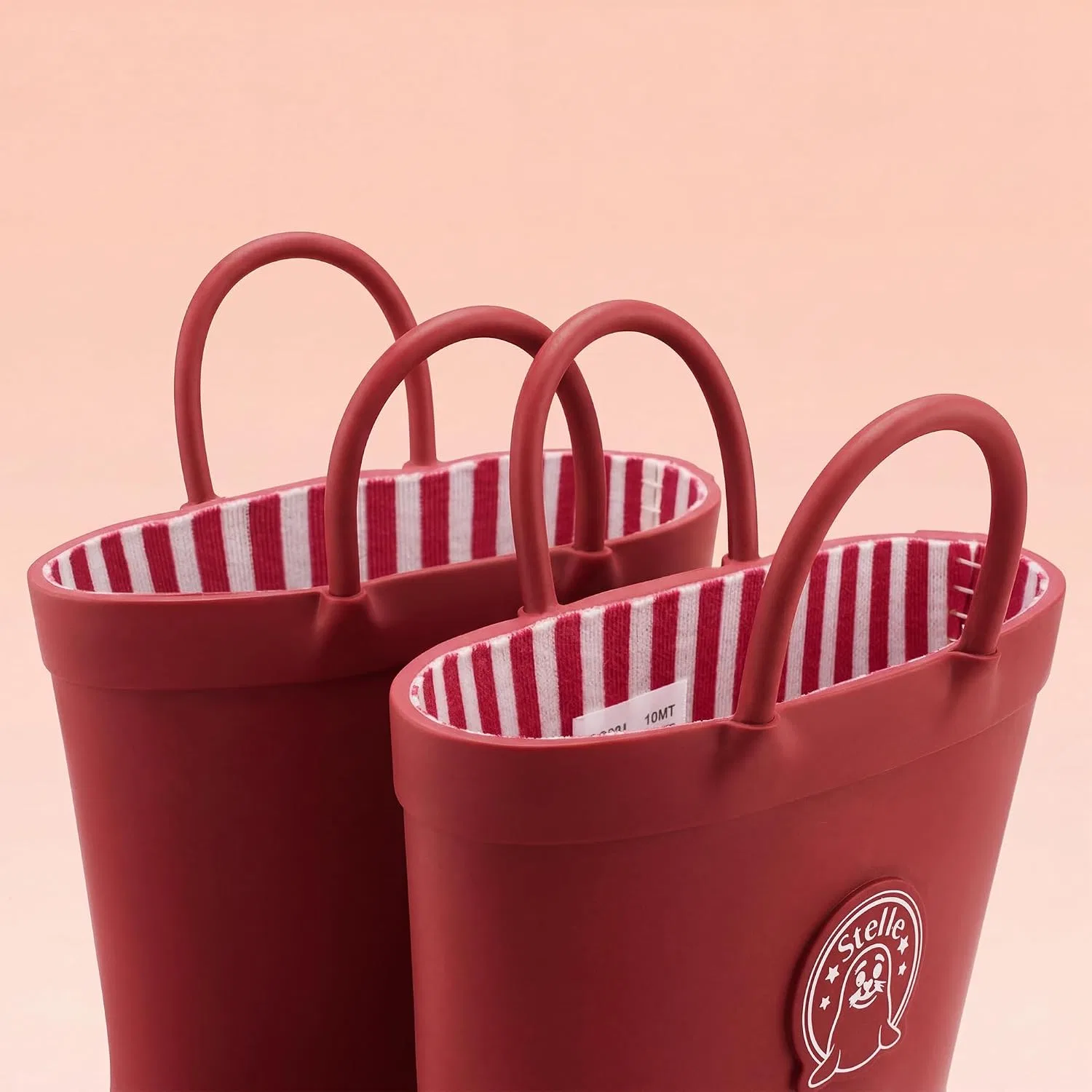 Детские резиновые сапоги для мальчиков и девочек Stelle, Matte Red — фото 4