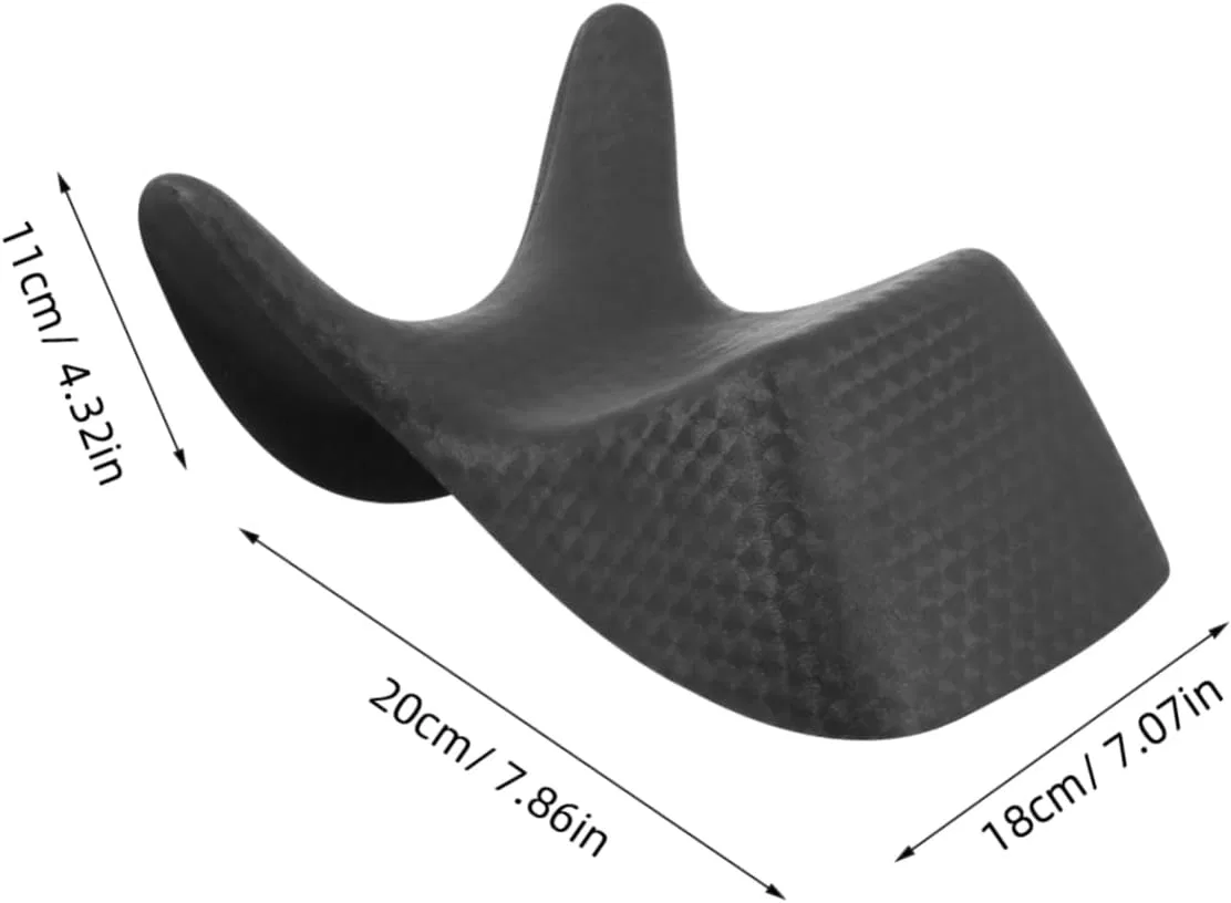 Подушка для мытья волос в салоне PVC, Veemoon, 20x18x11 см, Черный — фото 3