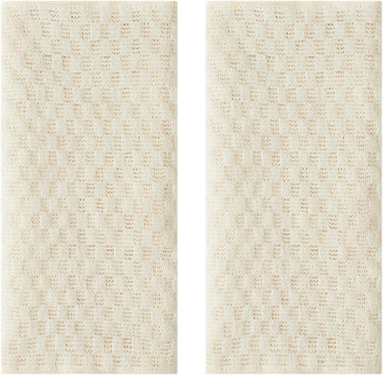 Набор из 2 полотенец для спины AYPOHU, 29x114 см, Белый