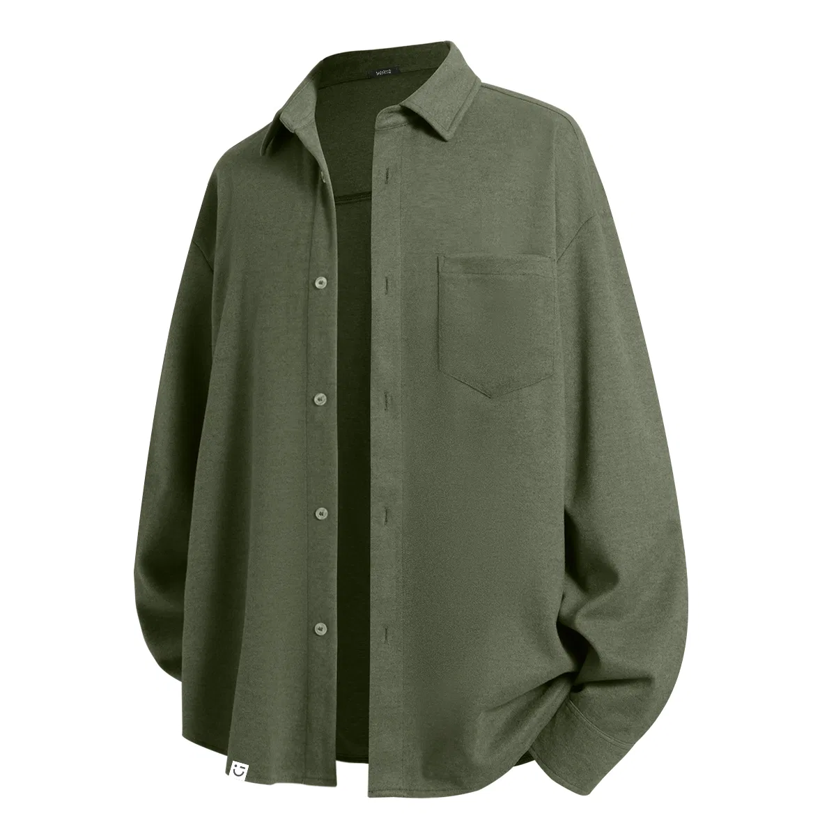 Детская рубашка на флисе MINISO, Green