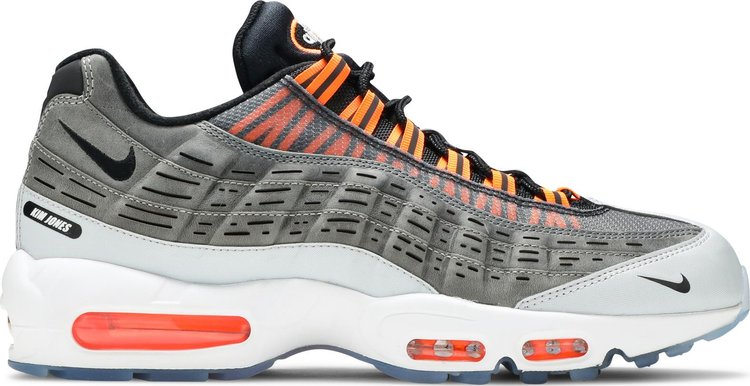 Кроссовки Nike Kim Jones x Air Max 95 'Total Orange', черный - фото