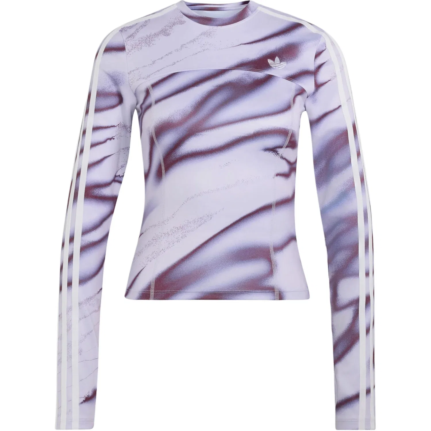 Женская футболка с круглым вырезом Adidas Originals ADILENIUM, Light Purple