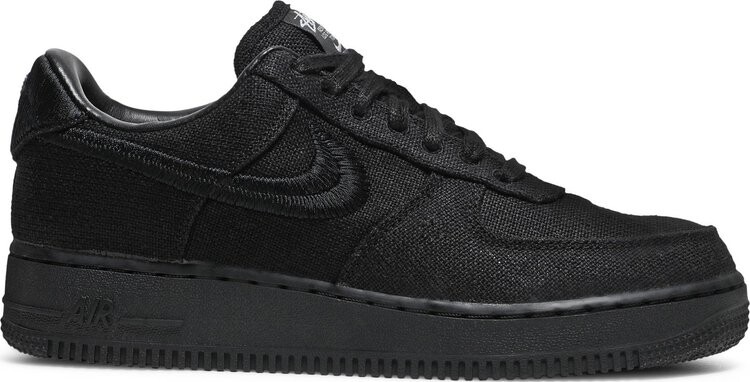 

Кроссовки Nike Stussy x Air Force 1 Low 'Triple Black', черный