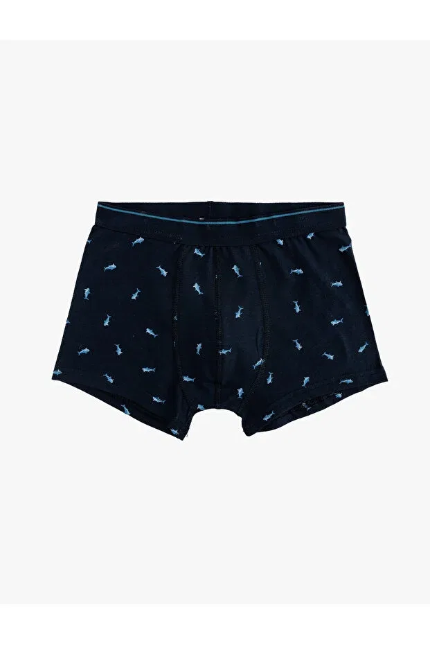 Детское для мальчиков боксеры с принтом Koton, Navy Blue — фото 2