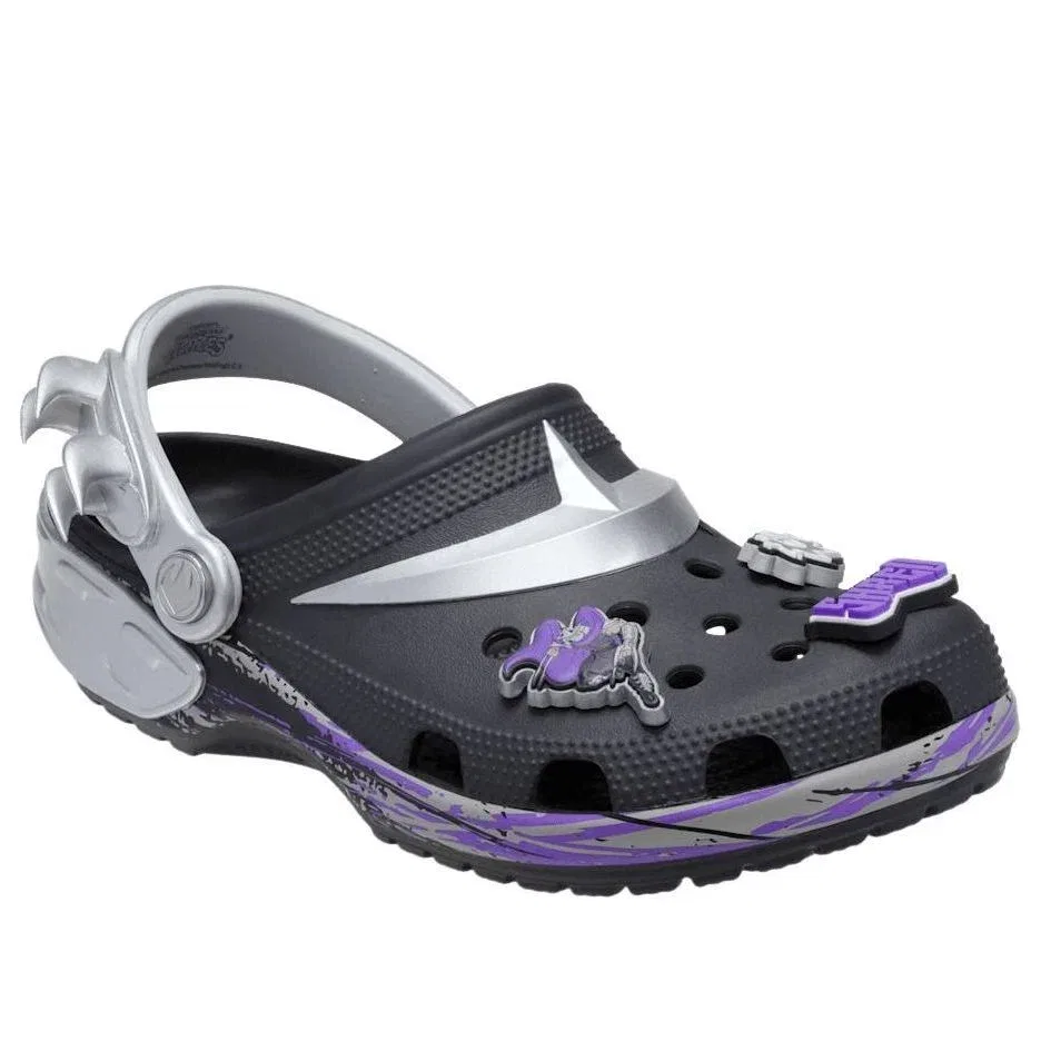 Детские сабо с принтом Classic Clog Shredder Crocs, мультиколор — фото 3