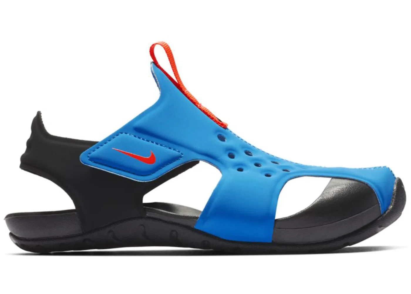 Детские сандалии с ремешками Nike Sunray Protect 2, Photo Blue/Black/Bright Crimson