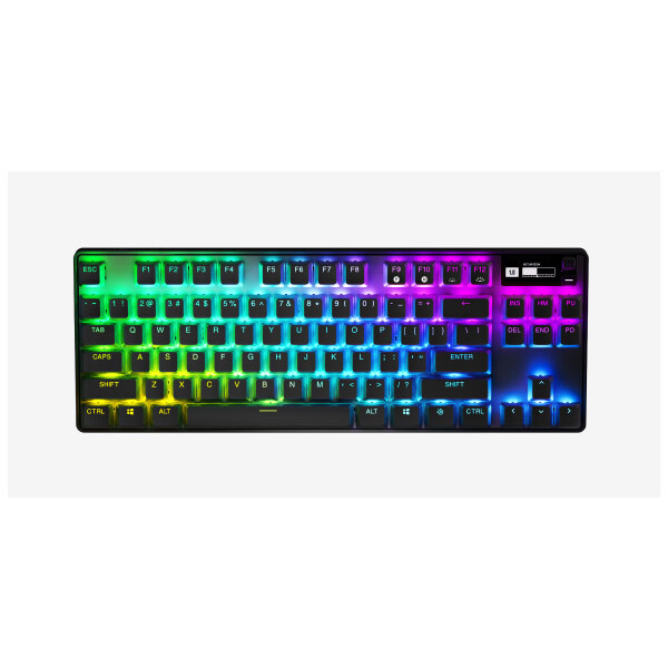 Беспроводная игровая клавиатура SteelSeries Apex Pro TKL 2023, черный — фото 3