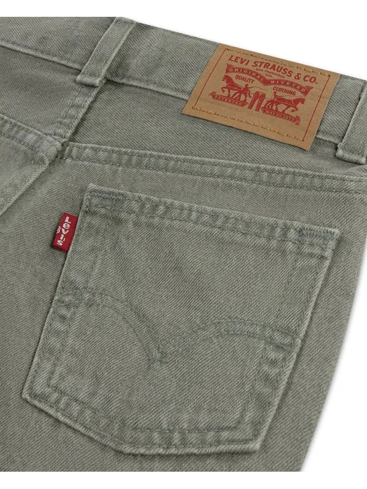 Шорты джинсовые Levi'S Kids, хаки — фото 3