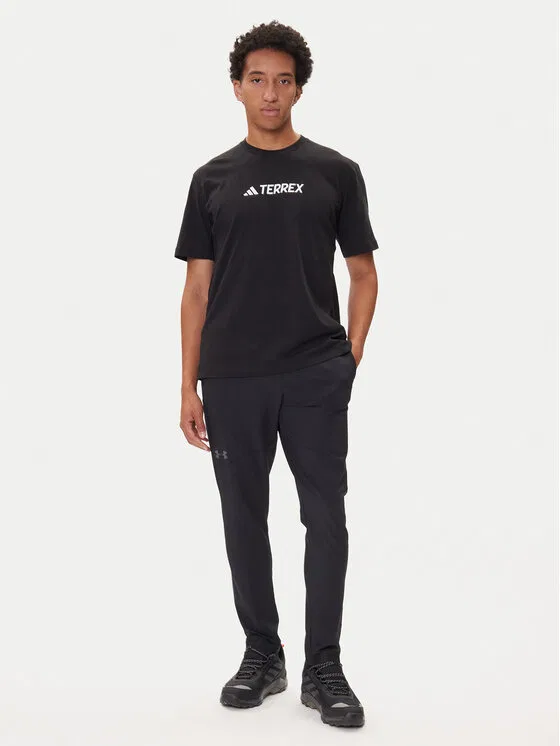 Футболка regular fit Terrex Classic Logo Adidas, черный — фото 2