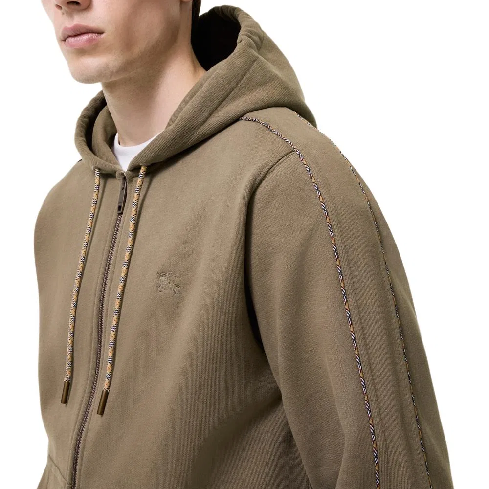 Мужской свитшот с капюшоном Khaki Burberry, Khaki — фото 4