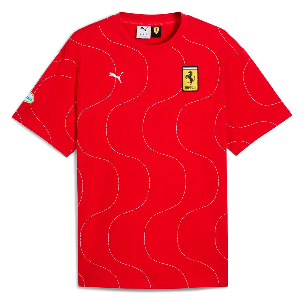 

Футболка с коротким рукавом Puma Ferrari Niki Lauda Graphic, красный