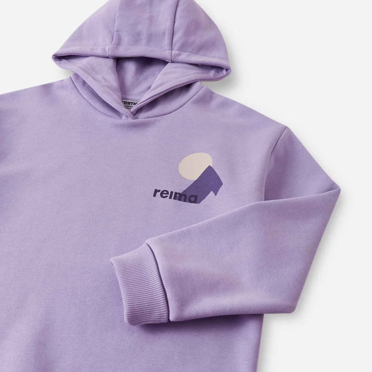 Детское худи с длинным рукавом Huppis hoodie Reima, Blooming Lilac — фото 4