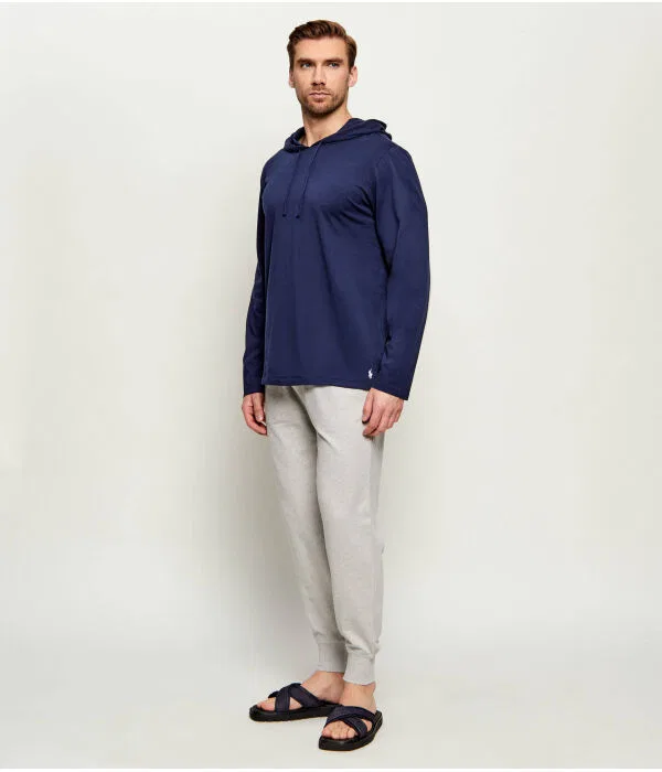 Мужское футерное худи с капюшоном Polo Ralph Lauren, Blu Marino — фото 2
