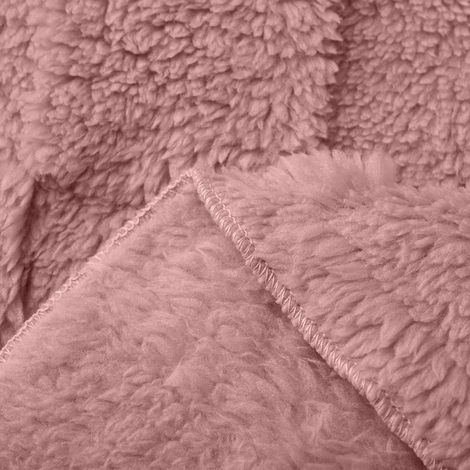 Женское флисовое пальто с капюшоном, клетчатое, свободного кроя, 02 rosa — фото 2