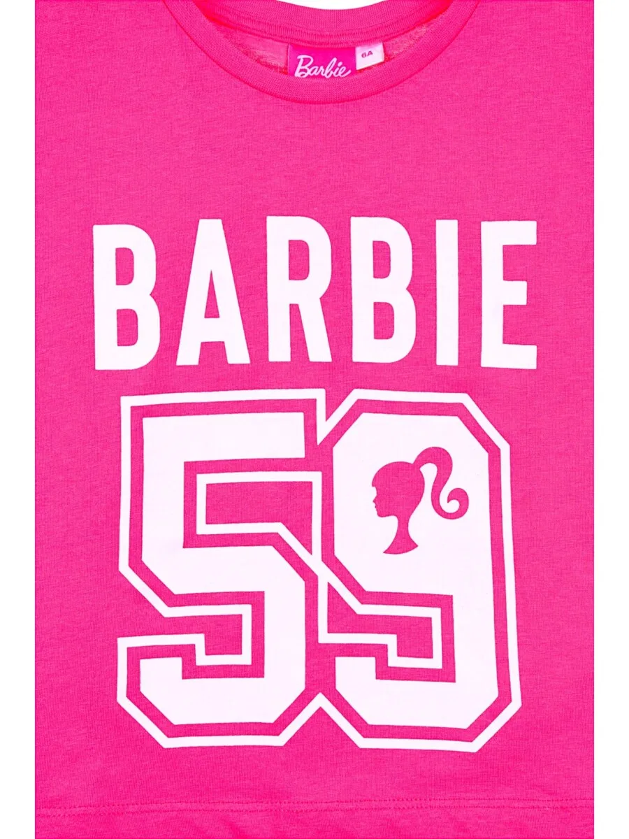 Футболка BARBIE 'Barbie T-Shirt' темно-розового цвета — фото 3