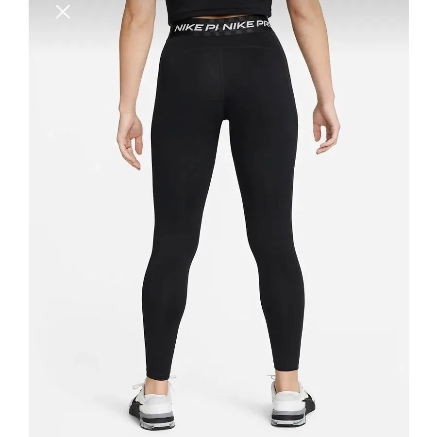 Тайтс женские Pro Dri Fit Tight Nike, Черный — фото 3